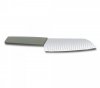 Nóż Santoku, ostrze ryflowane, 17 cm, oliwkowy VICTORINOX 6.9056.17K6B